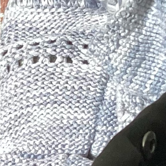 Chicos unique knit blue cardigan - Picture 4 of 4